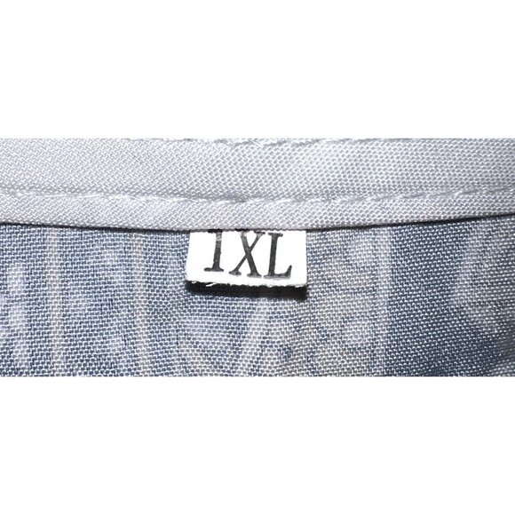 Paisley Print Womens Top With Gold Crochet Neckline Size 1XL - Picture 5 of 5